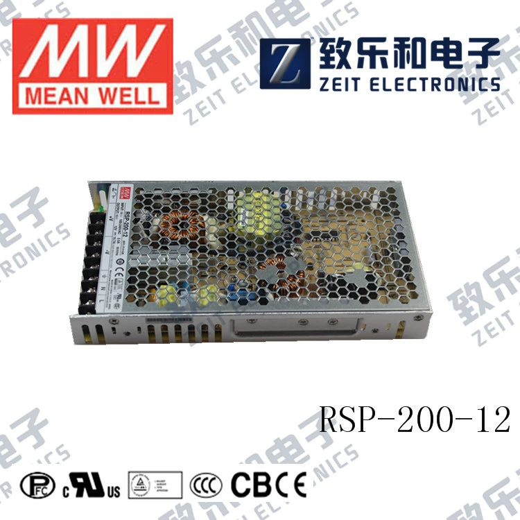 Тайвань Mingwei RSP-200-12 200 Вт 12 В 16,7 A PFC импульсный блок питания