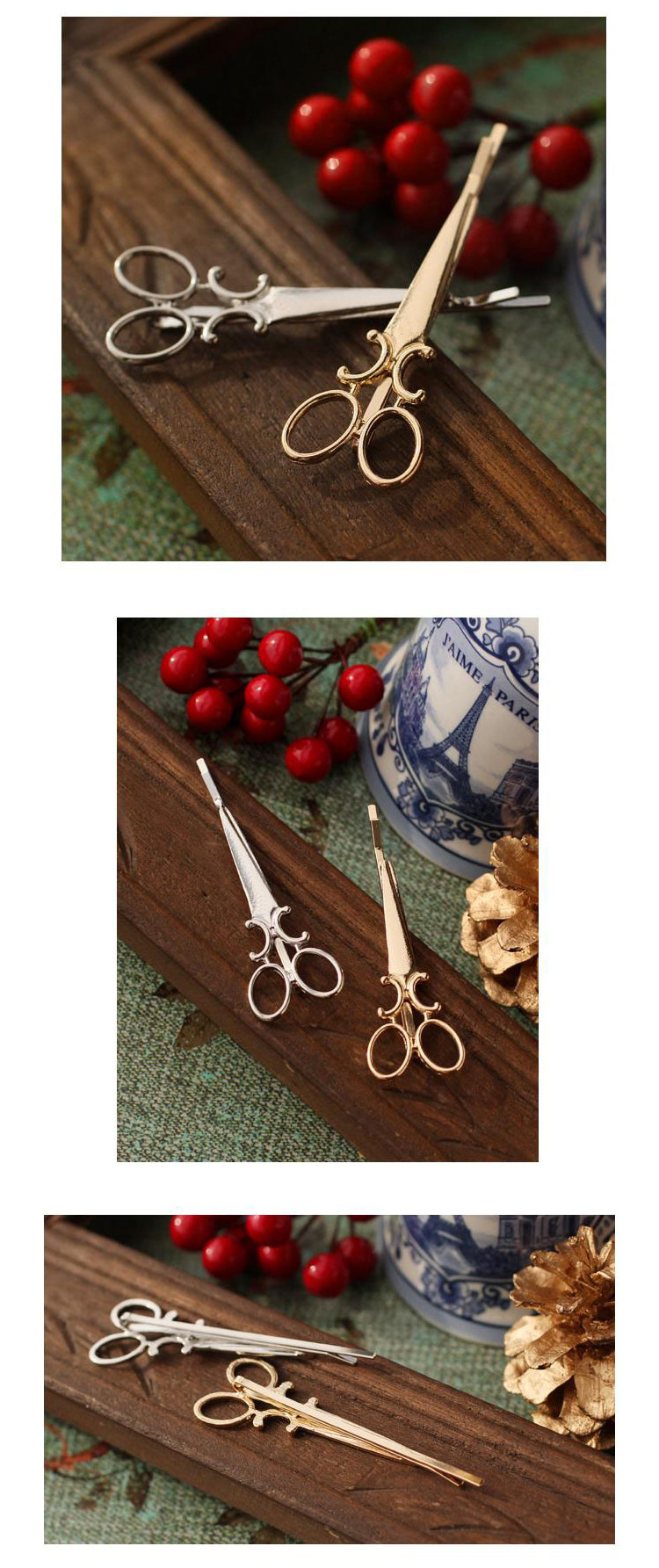 Fashion Geometric Alloy Plating Hair Clip display picture 4