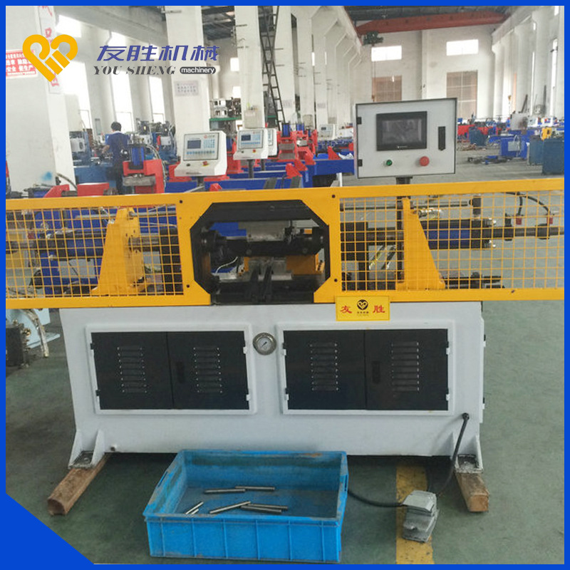 张家港厂家直供金属管缩管机YS-40CNC新型全自动双头缩管机可定制