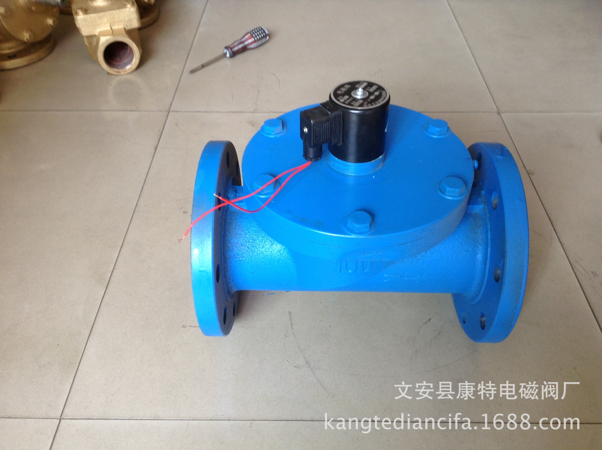 大量供应法兰大口径DF走水电磁阀 富华康特 质保两年 厂家