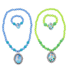 Einfacher Stil Ozean Glas Großhandel Armbänder Halskette display picture 1