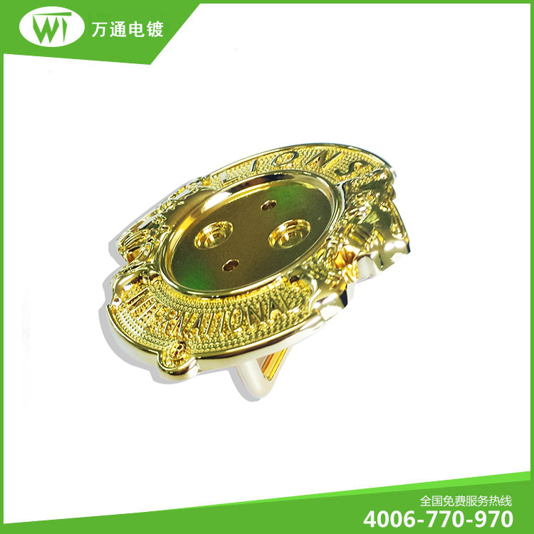 东莞电镀厂供应皮带扣PVD镀膜加工 五金电镀铜件镀金加工