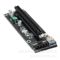 PCIE 1X转16X显卡延长线 加强供电防烧设计挖矿专用USB3.0版批发