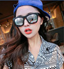 2021 new color film little pepper lady sunglasses colorful reflective Korean version of fashion trend gift sunglasses