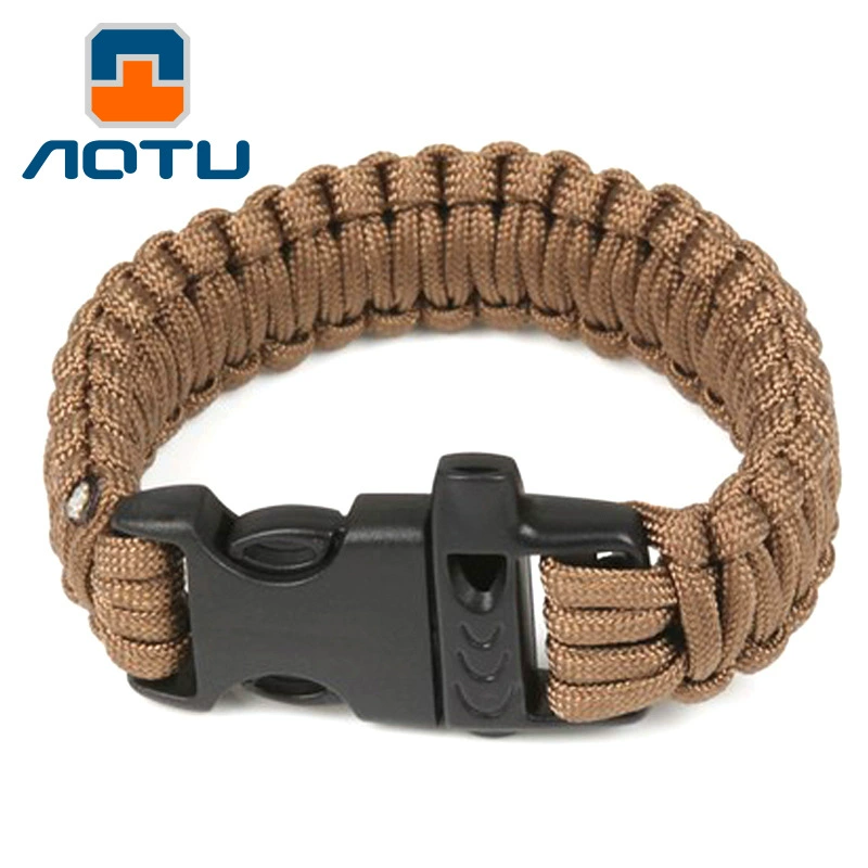 Вогнуто-выпуклый уличный Зонт веревочный Браслет аварийного выживания браслет жизни веревочный браслет зонтик веревка ручной работы AT9001