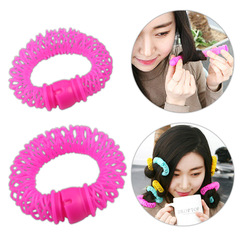 Factory-direct hot-selling donut curler—gentle on hair, self-adhesive hair rollers, mini-sized plastic styling tool