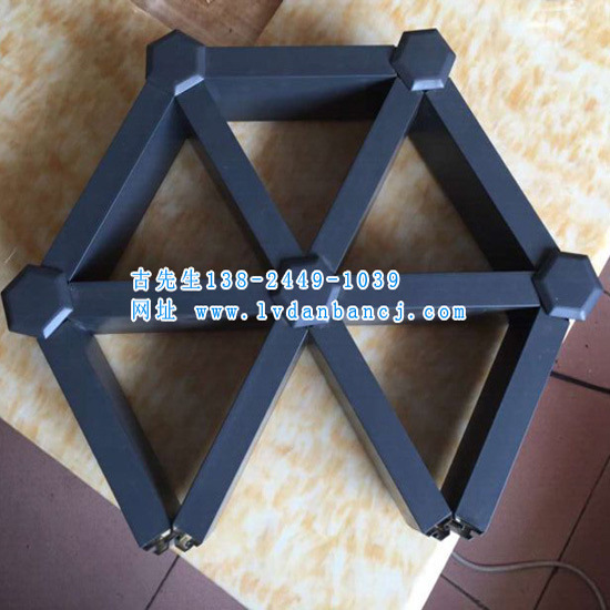 型材铝方通铝格栅 铝合金焊接格栅