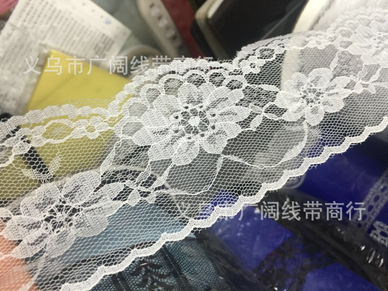 现货花边6CM裙摆无弹波浪花边DIY花边窗帘配件蚊帐蕾丝花边