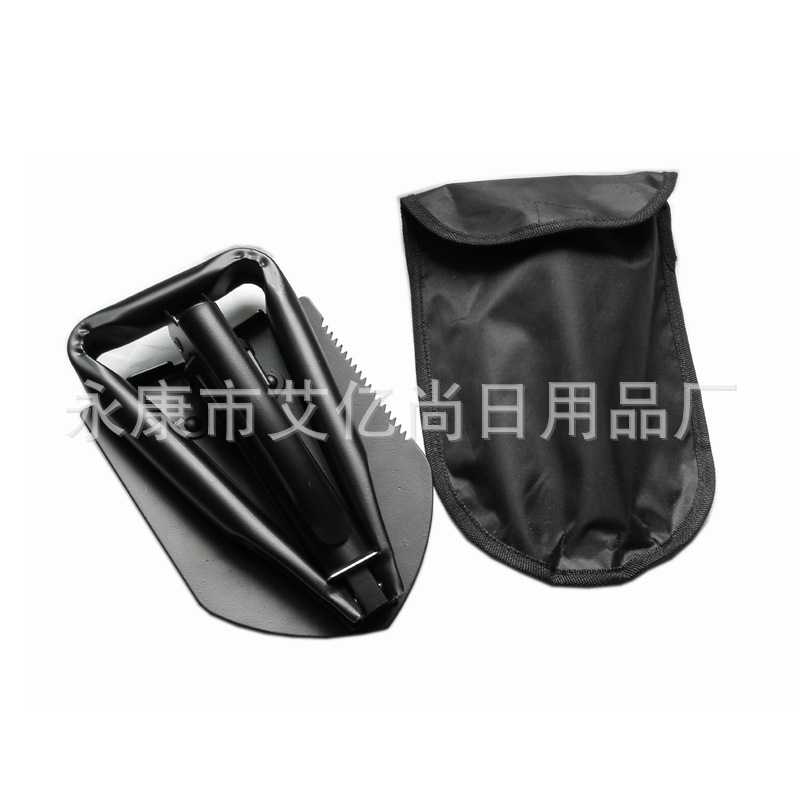 多功能救生铁锹 工兵铲 钓鱼折叠铲应急铲子 铁锹 带袋 中号|ru