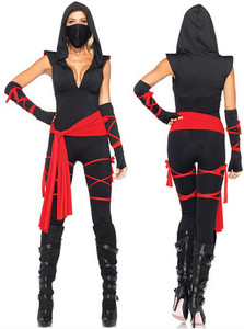 anime Ninja Costume masked warrior woman UNIFORM Halloween