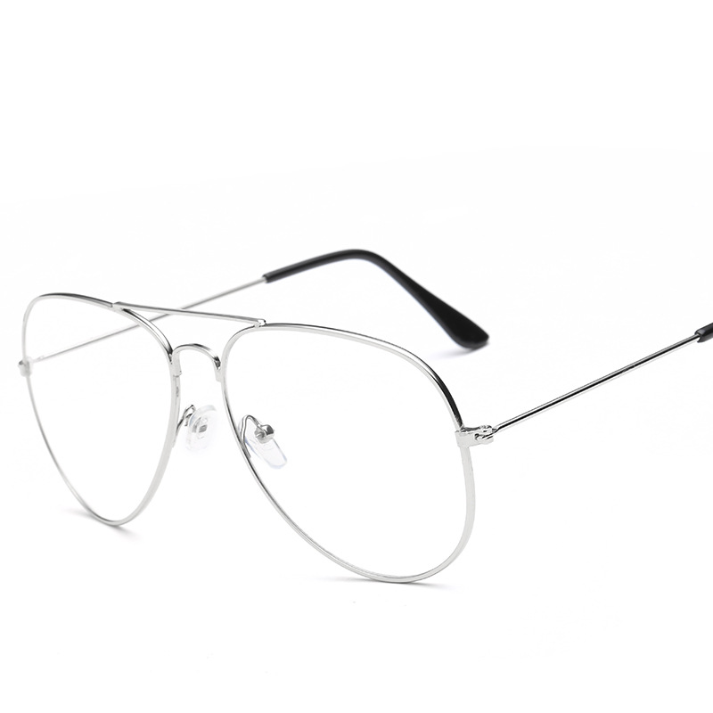 Men's and women's literature and art RETRO eyeglass frame net red thin frame flat mirror fashion toad mirror 3026 classic versatile glasses trend