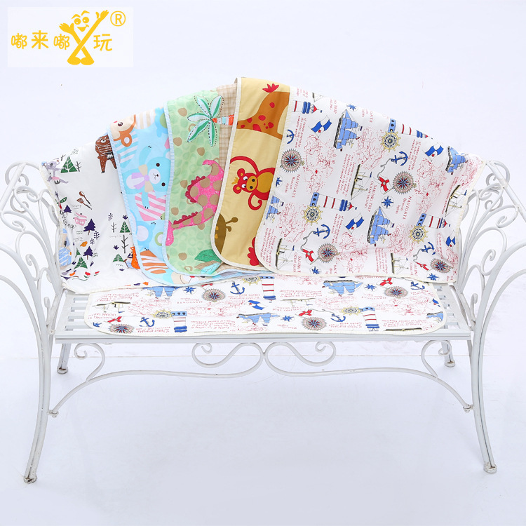 Stunning Series 3 pure cotton Infants Pads baby waterproof Urine pad 60*90