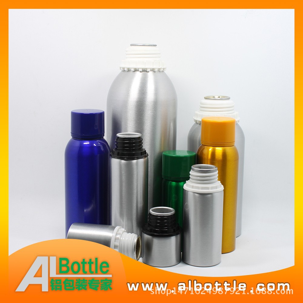厂家低价供各类铝瓶铝罐（用于农药胶水化工化妆品精油）
