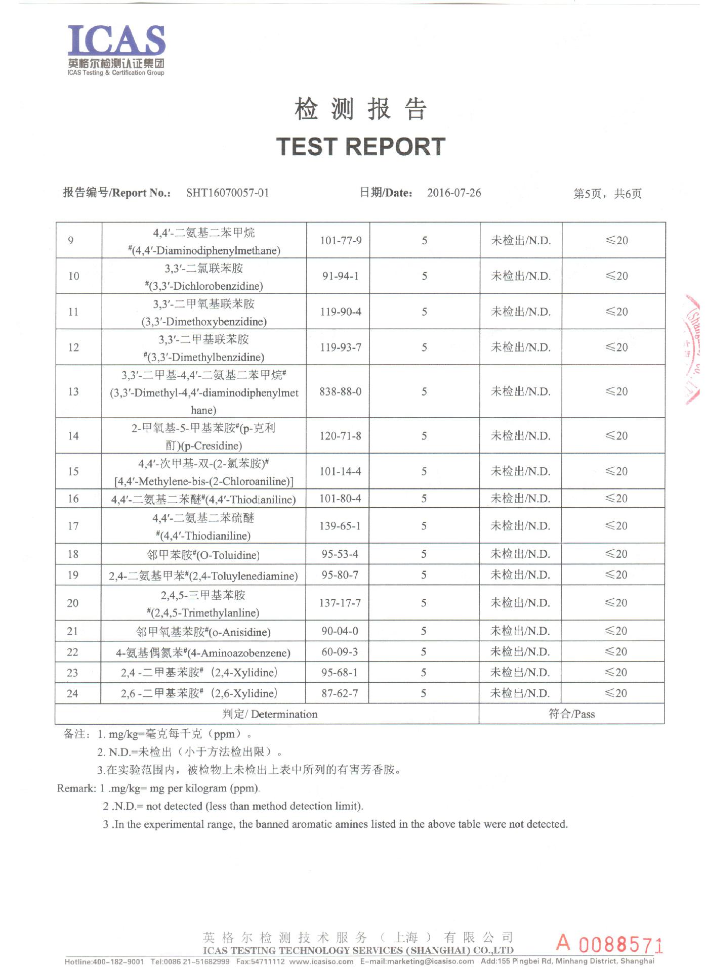 英格尔检测报告5