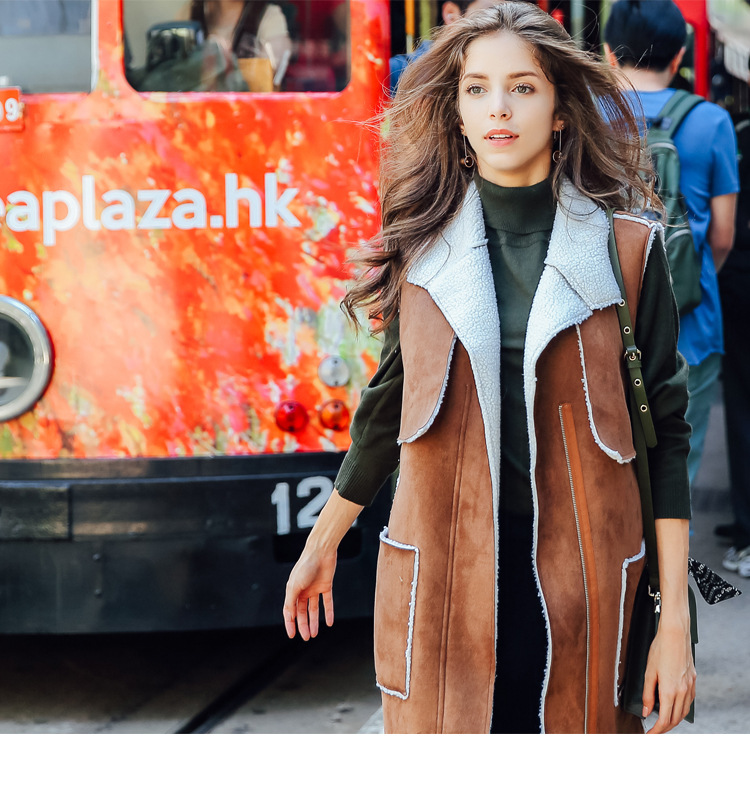 Gilet femme MOFFI en Match de fourrure - Ref 3318308 Image 11