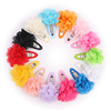 Children's shiffon hairgrip, European style, 5cm, 15 colors