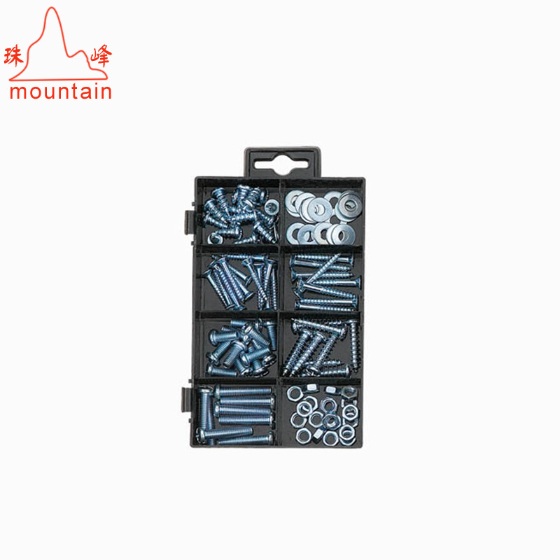 厂家直销家用8格五金组合 垫片 自攻螺丝 机钉 螺母