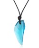 Adjustable crystal, necklace, accessory for beloved, pendant, simple and elegant design
