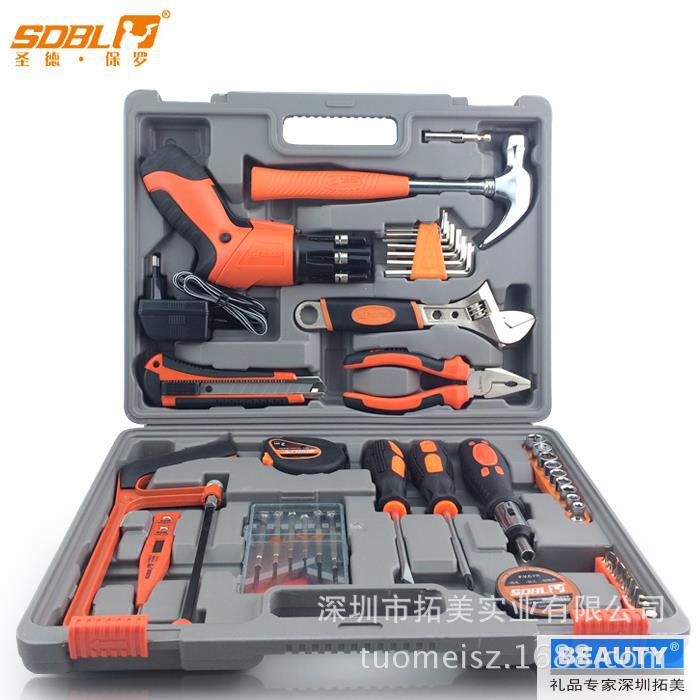 SDPAUL圣德保罗家庭工具组套装硬度铬钒钢坚固耐用SD-012-A     z