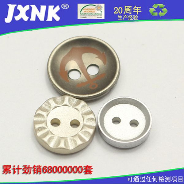 Exquisite Buttons Manufacturing Factory direct selling metal hand sewn button high quality and ...