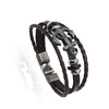 Leather bracelet, retro jewelry, European style, punk style