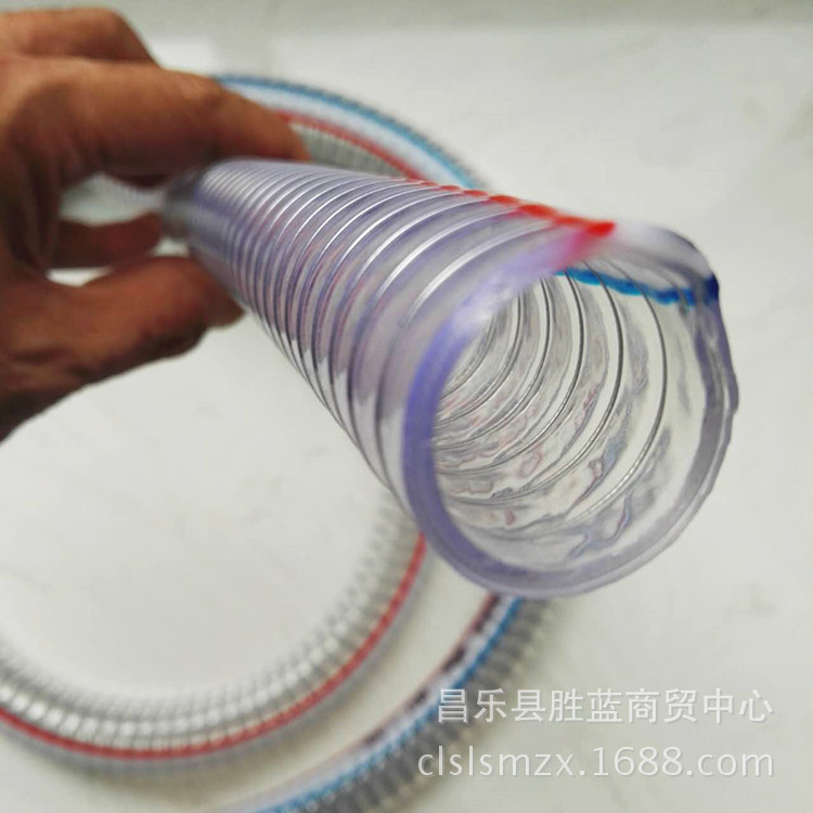 批发钢丝塑料软管 工业用排水排污塑料软管 钢丝塑料软管