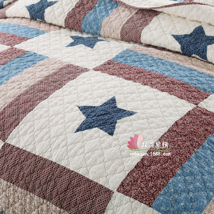 Bedspread, cotton set, 3 piece set, (Cross-border trading)