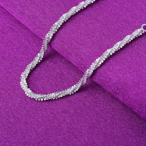 Retro popular women's silver anklets clothing silver jewelry gifts simple small linen rope bracelets hot selling manufacturers wholesale