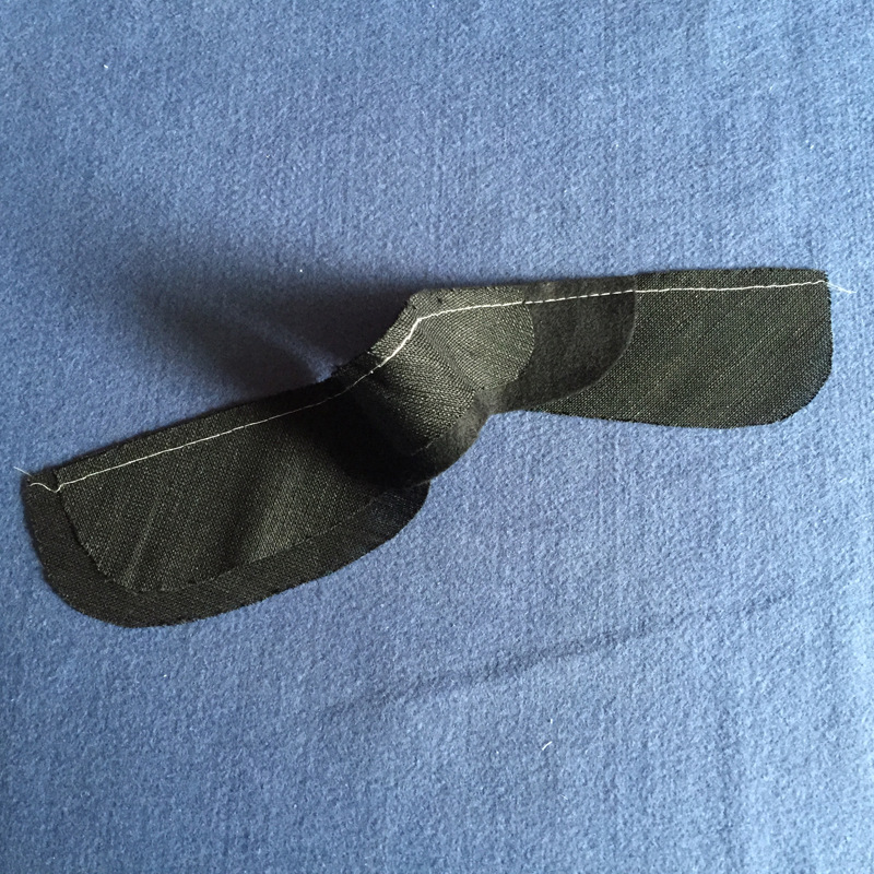 西装辅料 黑炭衬成品 弹袖条
