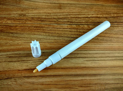 细字油漆笔配件 1.0MM补漆笔配件 铝管小油漆笔 记号笔配件|ru