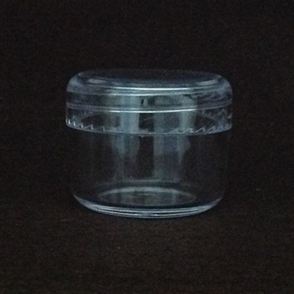 供应25G克塑料膏霜瓶 AS/PP面霜瓶 25ML透明瓶