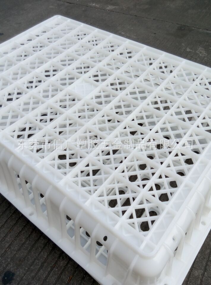 供应优质塑胶鸡笼 生禽家畜周转胶筐 加厚4.7公斤成年活鸡运输笼