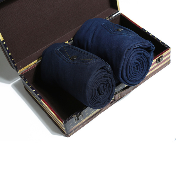 Demi-season insulated comfortable warm jeans