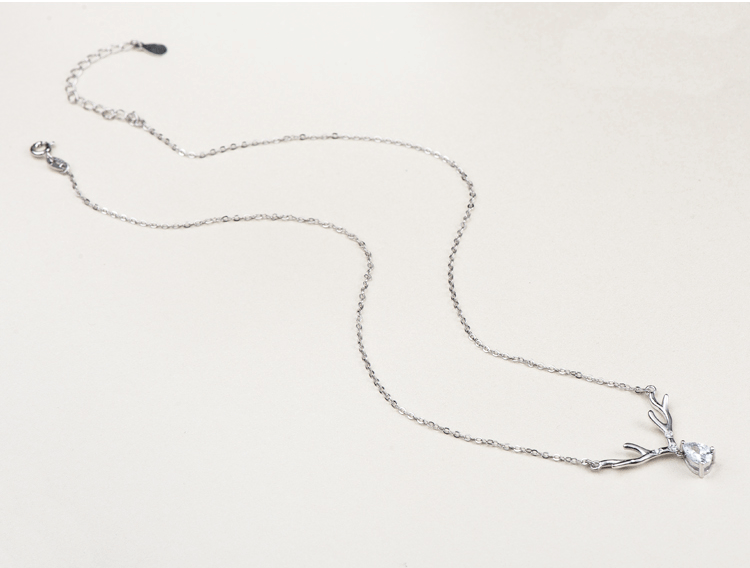 Christmas Deer Pendant Necklace