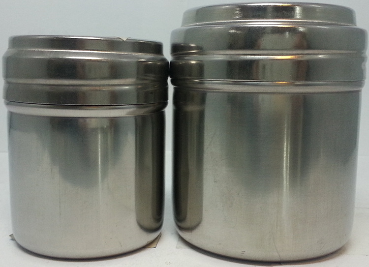 Factory direct sales stainless steel P-type pepper jar with magnetic seasoning jar, single-use cumin pepper powder barbecue BBQ seasoning jar detail image 5