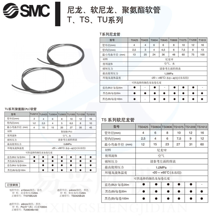 现货SMC透明气管TU0604C-100 6*4气动软管-阿里巴巴