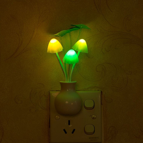 创意七彩小夜灯 阿凡达蘑菇灯光控LED小夜灯 新奇特礼品定制LOGO