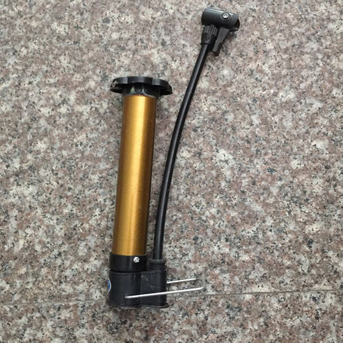 Glue-free base, rich gold bicycle pump, football basketball volleyball pump, American air nozzle