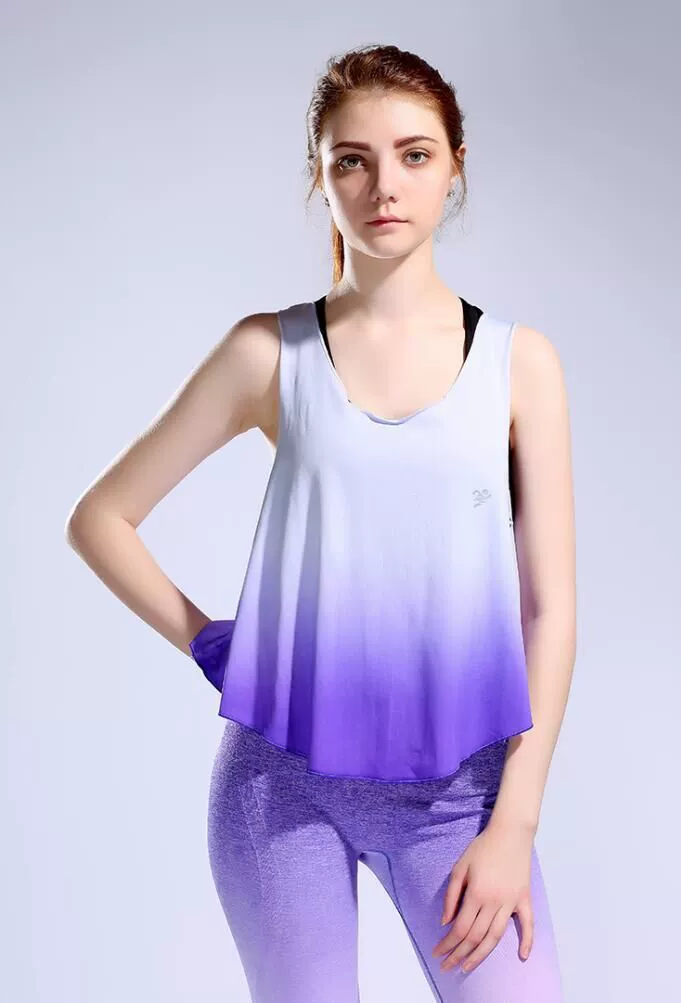Yoga Leggings Gradient, Elastic High-Waist Tight Pants, for Running, Sizes S/M L/XL