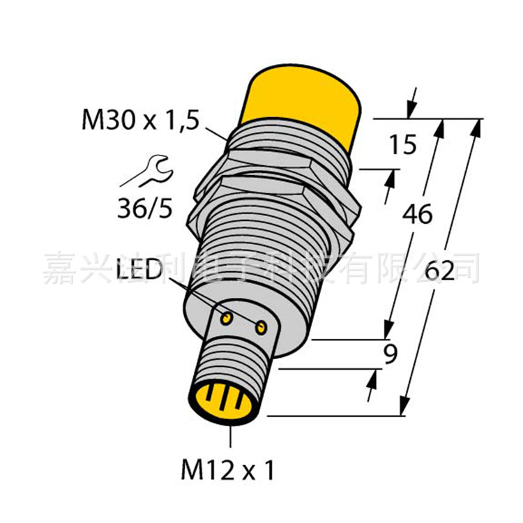 图尔克TN-EM30WD-H1147读写头RFID读写器RFID射频识别