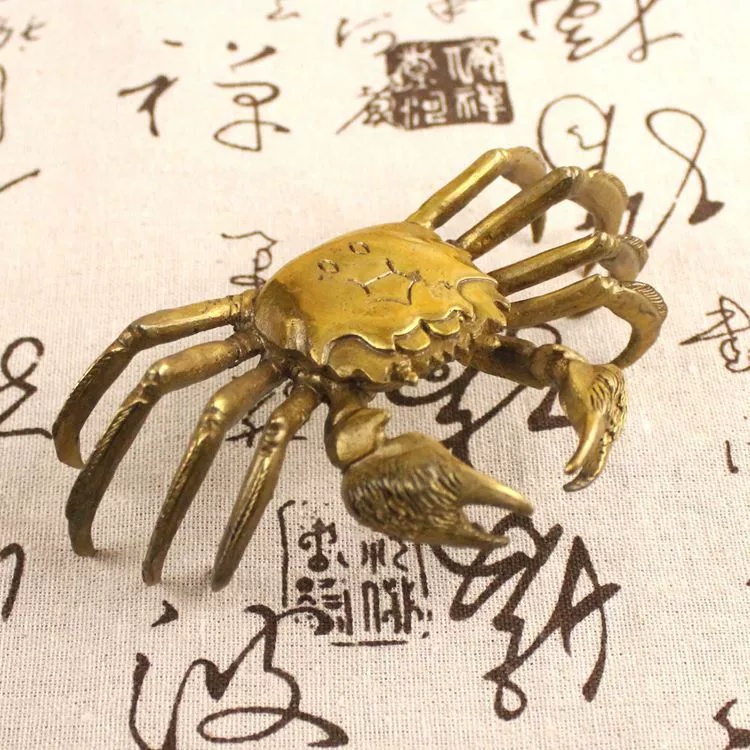 Морские бронзовые медные крабы изделия Hengjiangjun домашняя декоративная отделка