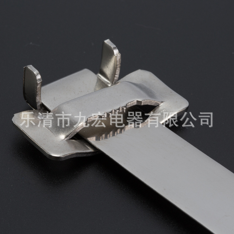 【九宏】厂家供应优质JHBK-19X1000 牙型不锈钢绑扎带 不锈钢绑带