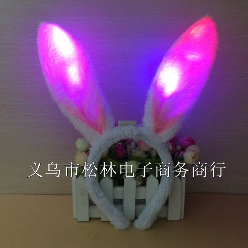 毛绒兔带灯5