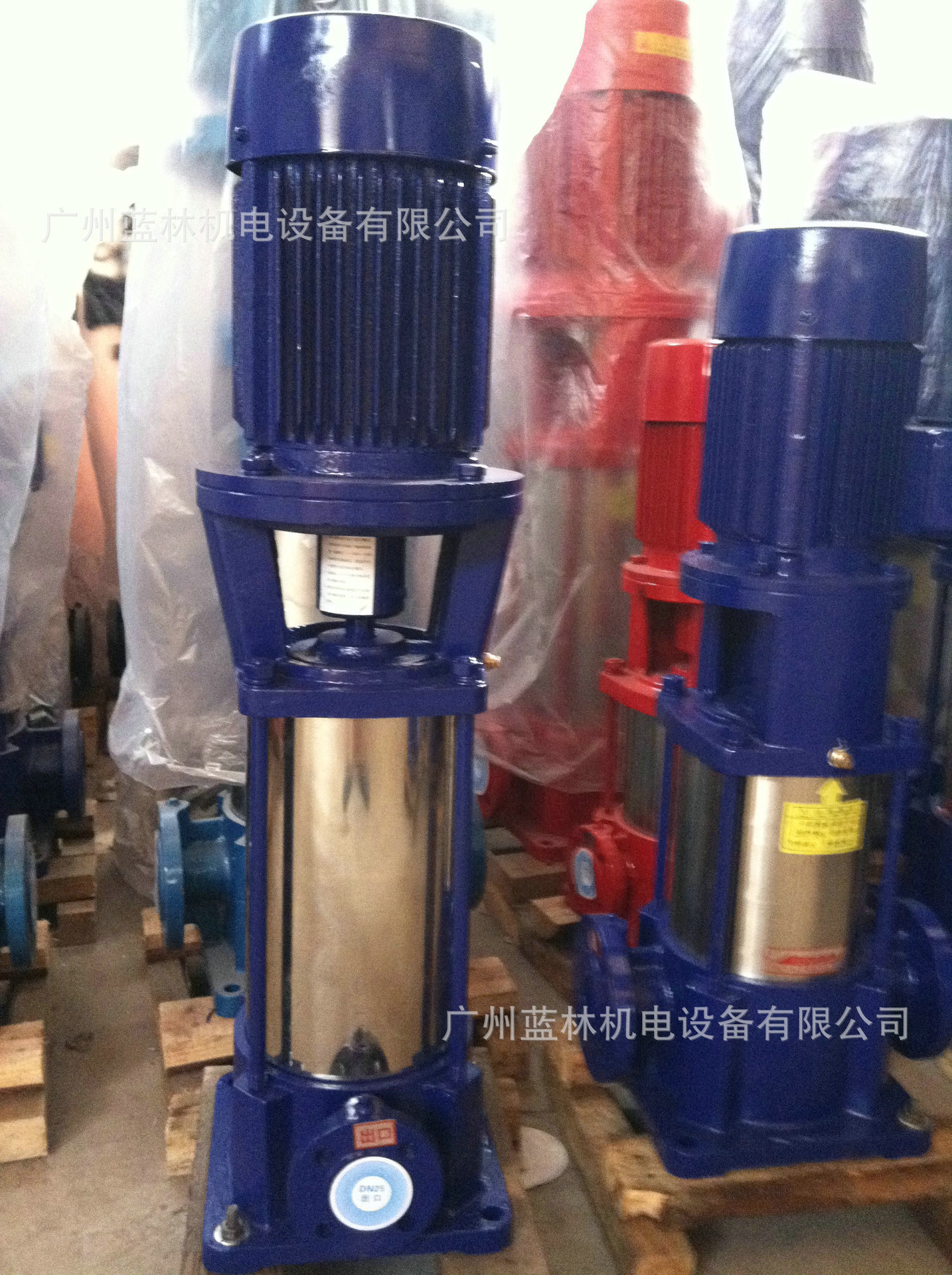 广东多级泵厂家 50口径多级泵 50GDL12-15x11立式多级管道泵