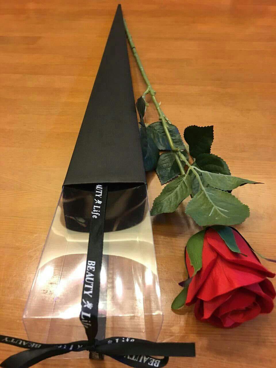 Caja de regalo de una sola flor Día de San Valentín una rosa caja de embalaje flor creativa caja de regalo caja de flores de actividad