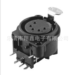 供应 连接器CT5-01FP插座 五孔黑色连接器