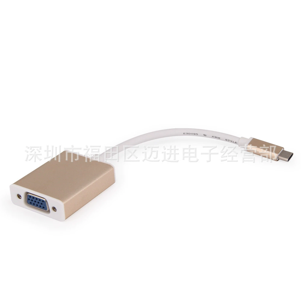 Type-C к VGA адаптер USB 3.1 к VGA Type-C ноутбук к проектору
