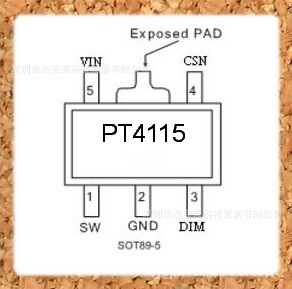 PT4115 ���{���LED��оƬ ԭ�b�A����΢