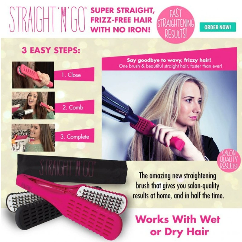 Cross -border for Straight N GO hair stomach combing without electrical straight hair combing combing