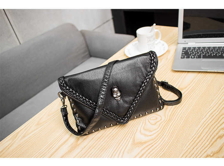 Korea PUShoulder Bags(black)NHSK0216-black